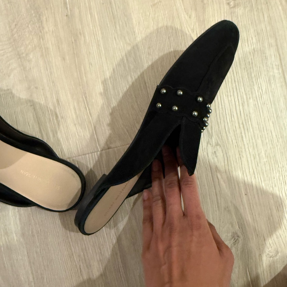 Stuart Weitzman superstud suede mule - image 4
